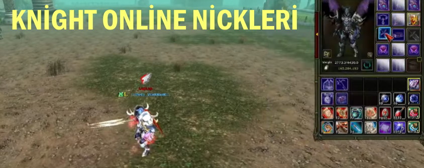 Knight Online Nickleri - Tam 100 Farklı Nickname